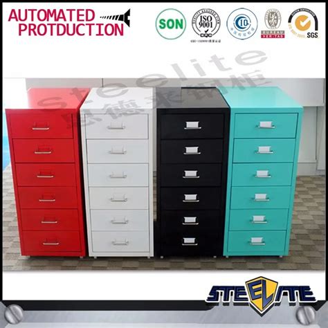 used blue 6 drawer steel cabinet 37 hx27 dx19 w|Blue Metal Cabinet .